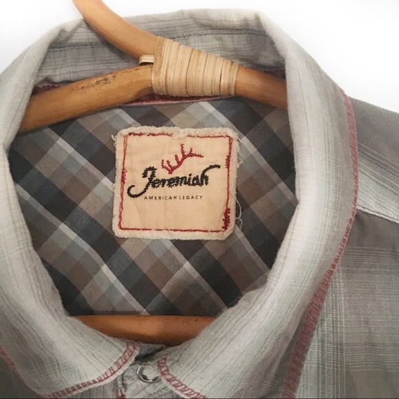 ⭐️🌈⚡️Jeremiah Plaid Short Sleeve Snap Button Down Shirt⚡️🌈⭐️ - Picture 8 of 12